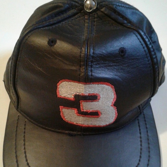 dale earnhardt leather hat